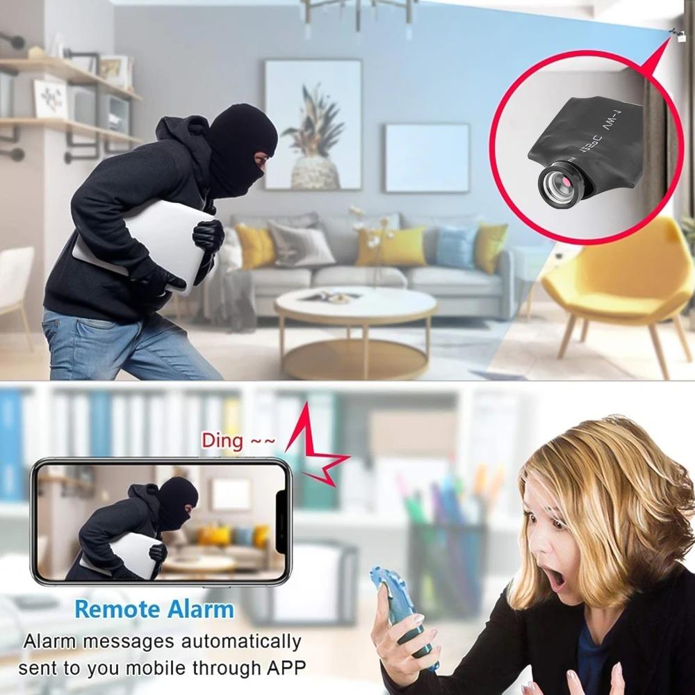 WiFi Mini Kamera 1080P HD DIY Tragbares Drahtlosmodul P2P Kamera Videorekorder Bewegungserkennung Heimüberwachung Kleine Camcorder