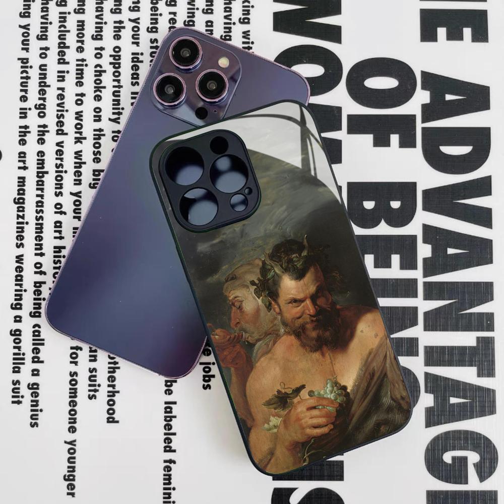 Spain Francisco Goya Art Phone Case for Iphone 17 16 15 14 12 11 13 Pro Max Mini X Air Puls Black Glass Cover
