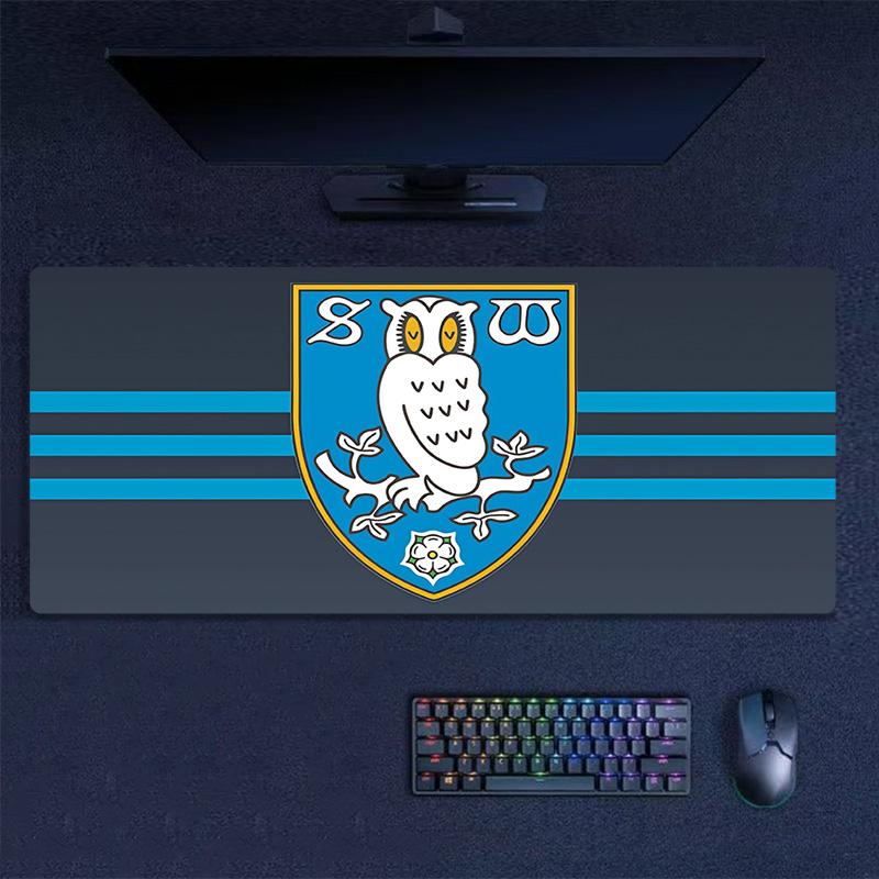 Sheffield Wednesday F.C Print Cushion Non-slip Laptop Tablet Big Mousepad XXL Mat Mini PC Playmat With Lock edge