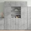 VidaXL Highboard Concrete Grey 80x42.5x185 Cm Engineered Wood, Sideboard, Storage Cabinet, Side Panel, Cabinet, 3281381