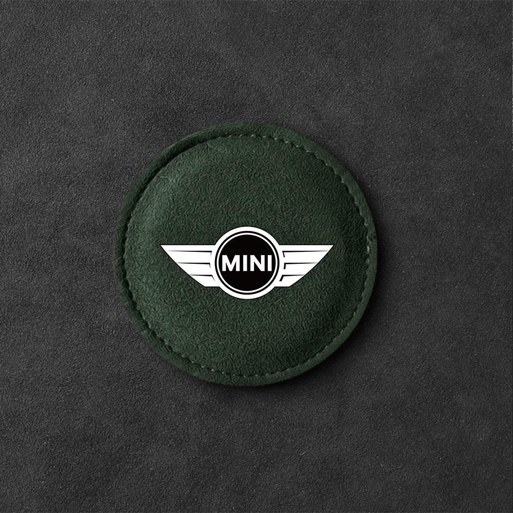 

2pcs Suede Leather Car Cup Holder Coaster Auto Anti Slip Cup Holder Pad For BMW MINI Cooper One S R50 R56 F54 R54 R55 R60 R61 (as the picture,2pcs)