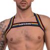 Barcode Pride Elastic Harness Black - Barcode Berlin - Men's Harness