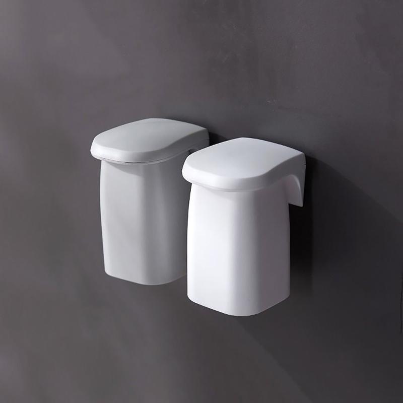 1 Stück Japanischer Stil Minimalistisch Magnetischer Mundspülbecher Wandmontiert Zahnbürsten-Aufbewahrungsregal Putzbecher Waschbecher Dental Ja