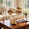 Three-Tier Fruit Tray Sculpted Base Table Decoration Tiered Design
