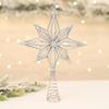 Christmas Tree Topper Star Modern Reusable Ornaments Christmas Tree Star Topper Holiday Decor For Indoor Outdoor Mantel Table