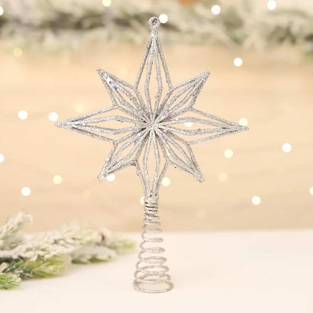 Christmas Tree Topper Star Modern Reusable Ornaments Christmas Tree Star Topper Holiday Decor For Indoor Outdoor Mantel Table
