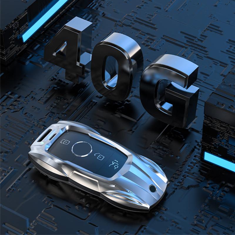 Zinc Alloy Car Remote Key Case Cover Shell for Mercedes Benz A C E G S Class GLA GLC CLE W124 W176 W223 W206 S350L S400L S450L