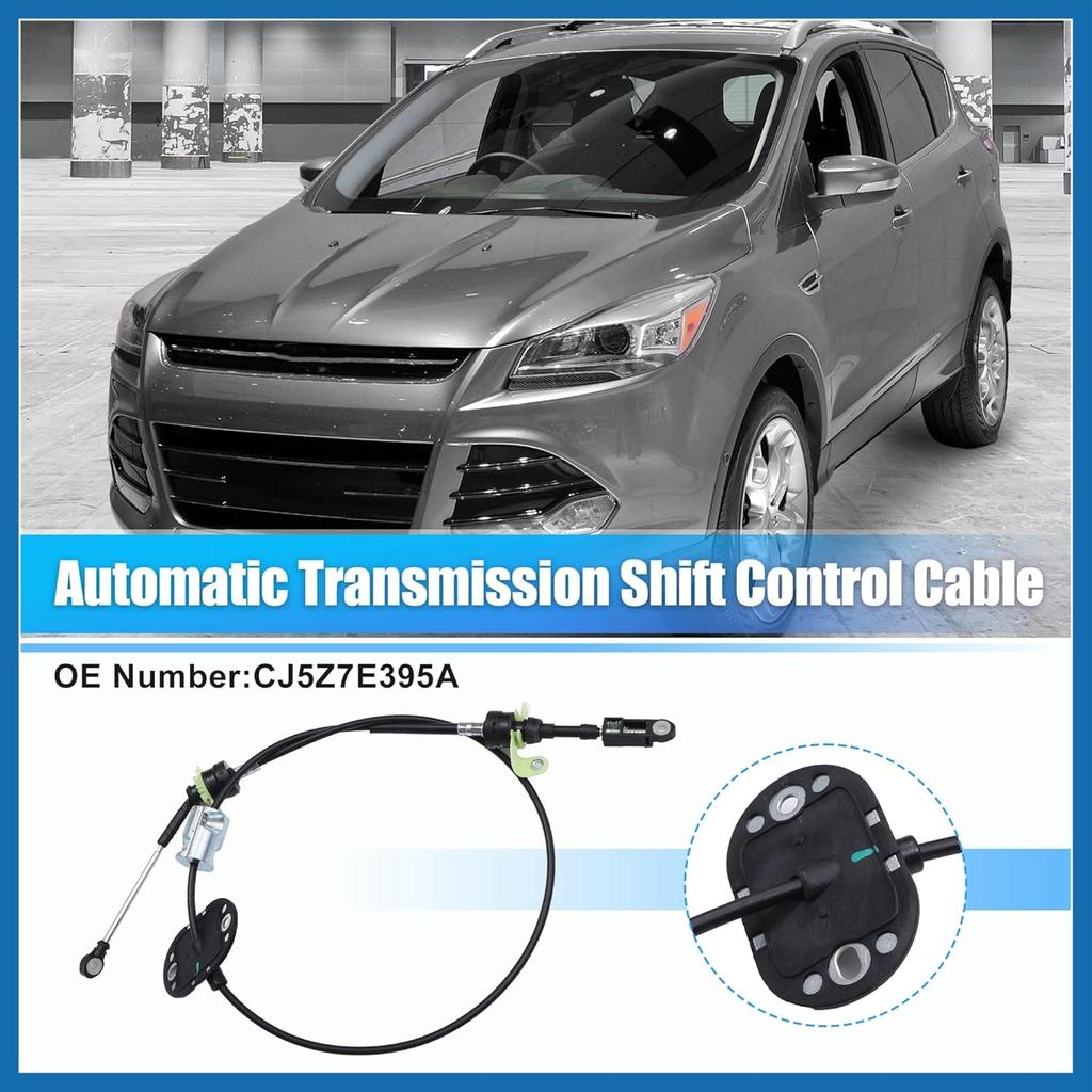 No.CJ5Z7E395A Automatic Transmission Gear Shifter Cable for Ford Escape 1.6L 2.0L 2.5L L4 2013-2016 Auto Trans Control Range Selector Lever Cable