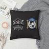 Barber Shop Sign Entrance Square Pillowcase Pillow Cover Cushion Throw Pillow for Home Sofa Living Room
