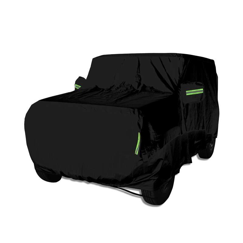 

Водонепроницаемый всепогодный солнцезащитный козырек для лобового стекла, кожаный автомобильный чехол, подходит для Suzuki Jimny, 2019, внешние аксессуары чёрный