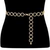 Elegant Women’s Metal Heart & Moon Waist Chain for Autumn/Winter Sweaters