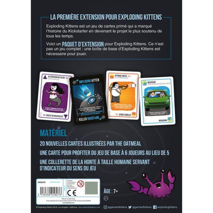 Jeu d'ambiance - ASMODEE - Exploding Kittens - Extension Imploding Kittens - 2 joueurs ou plus - 20 min de jeu