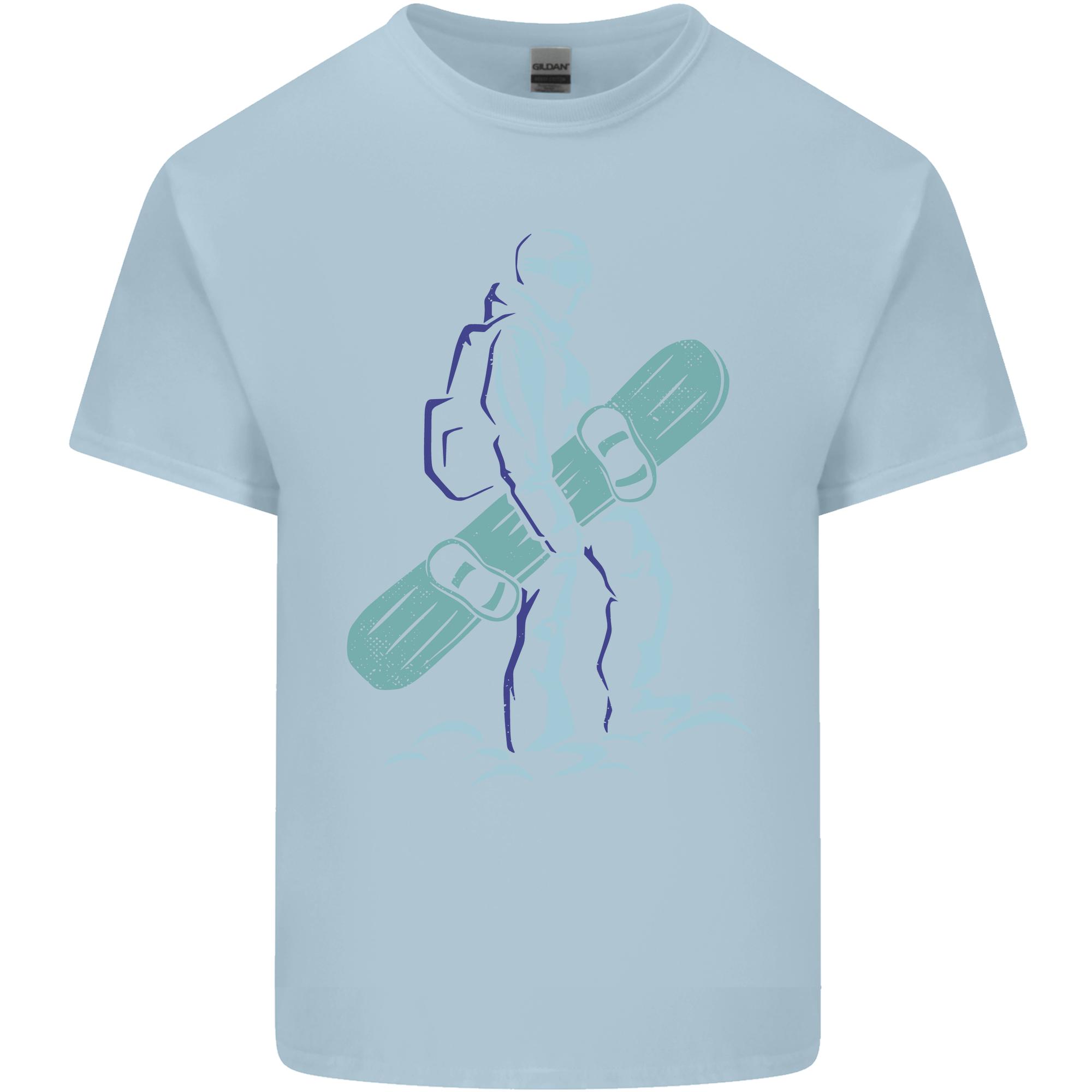 A Snowboarding Figure Snowboarder Unisexs Light Cotton TShirt S