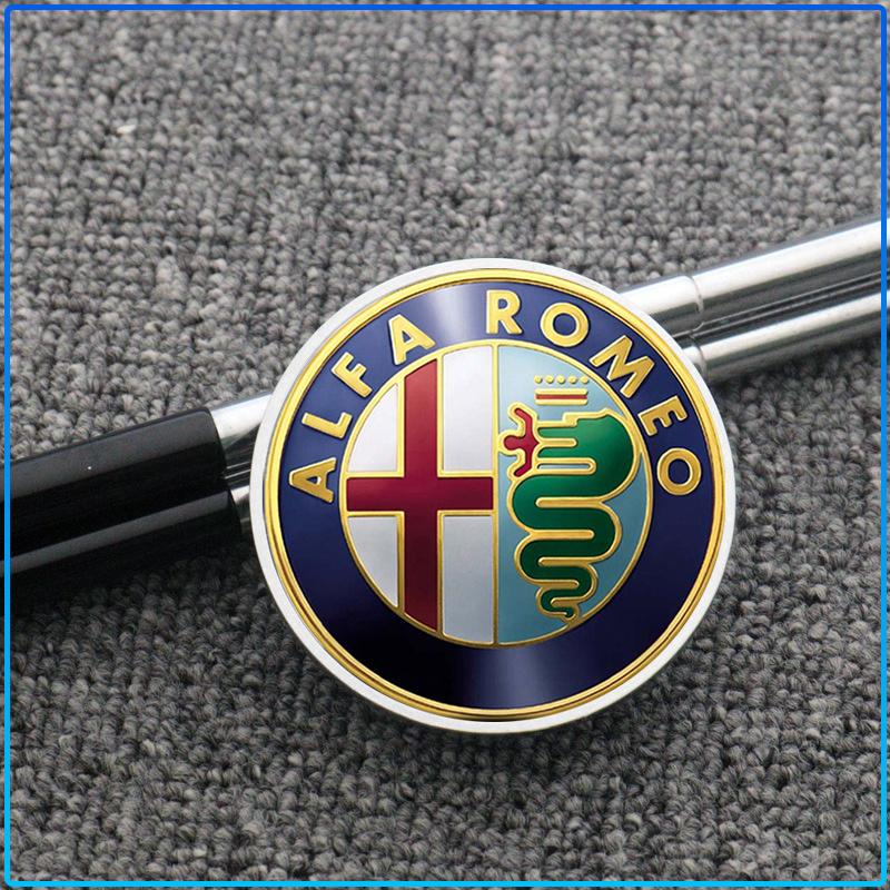 Für Alfa Romeo 147 159 156 Giulietta Giulia Mito Spider Alpha NKopfstütze 4 Stück 60MM Auto Radnabenkappe Auto Zubehör