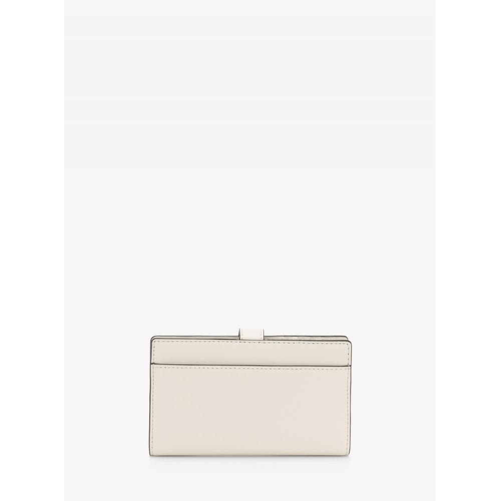 Michael Kors Medium Saffiano Leather Wallet 35t5ggrf8l2171 Light Cream