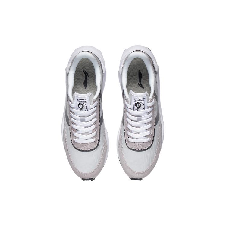 Li Ning Square And Round Low top Casual Shoes Men's Gray AGCS013-4