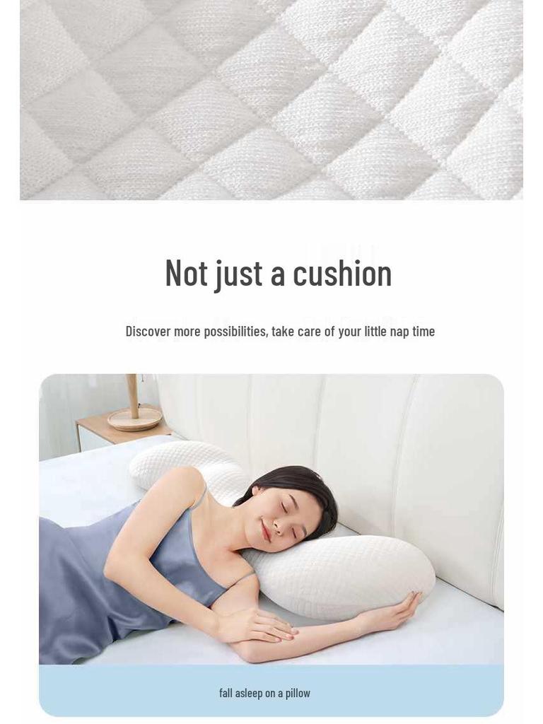 Memory Foam Body Pillow for Teens & Adults - Side Sleeper, Removable & Washable Cover, Long Leg-Clamping Design