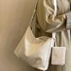High Capacity Tote Bag Premium Sense Commuter Shoulder Crossbody Bag Daily Bucket Bag