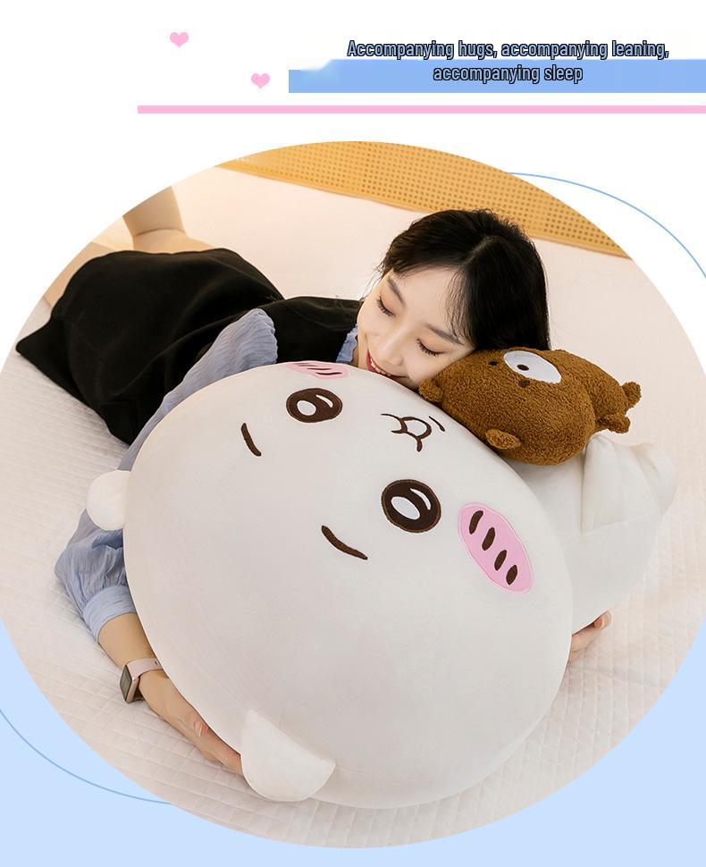 Chiikawa Usagi Self-Deprecating Bear Plush Toy Pillow Doll