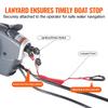 VEVOR Boat Throttle Control, 5006180 Side-Mounted Outboard Remote Control Box for Evinrude Johnson