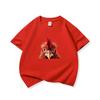 Kids Cotton T Shirt Cute Peeking Chicken Print Crew Neck Short Sleeve Tee Casual Breathable Boys Girls Summer Tops
