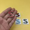 Metal S Logo, Rear Trunk Emblem Badge Car Sticker for IPL Q50 Q50S Q50L G37 Q30 Q70 G25 QX70 FX35 FX37