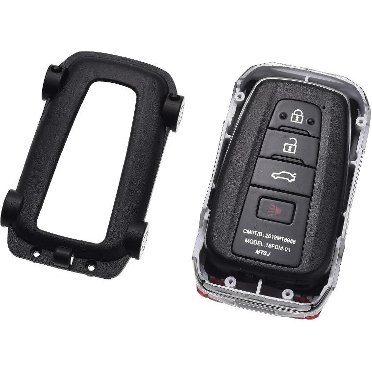For Toyota Key Fob Cover Car Styling Protection Key Shell-Key Fob Case Compatible With Toyota Camry Corolla RAV4 Highlander Avalon C-HR GT86 Prius