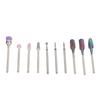 Nail Drill Bits Set Tungsten Steel Nail Art Grinding Head Dead Skin Removal Manicure Polishing Tool