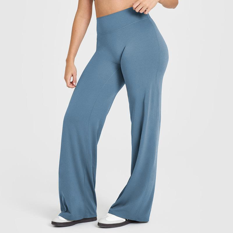 Yoga Pants Women's Long Pants High Waist Straight Pants Loose and Thin Yoga Clothes Sports Outdoor Fitness Clothes Women
