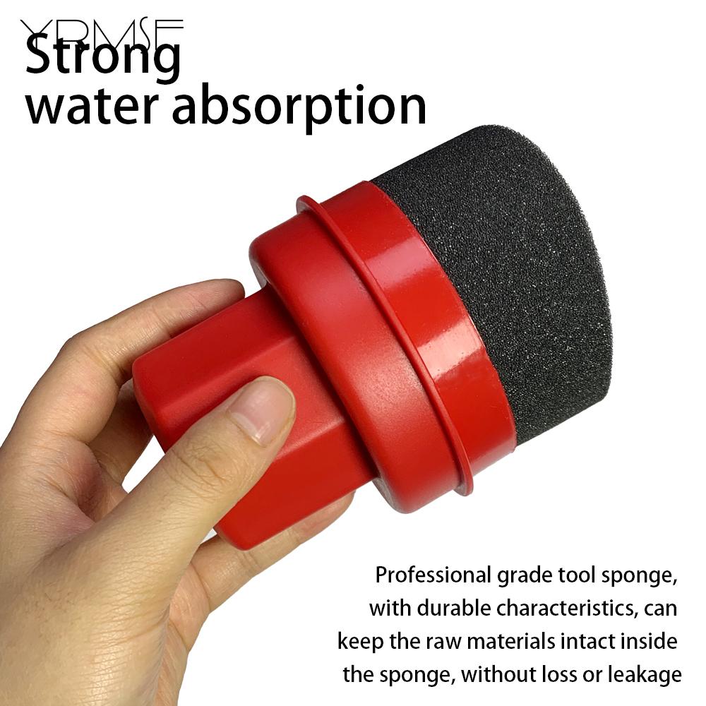 Auto Reifen Applikator Pad Handheld Elastisch Auto Reifen Polierschwamm Bürste Autor Reinigungswerkzeug für Fahrzeuge Weiche Glanzbürste Werkzeug