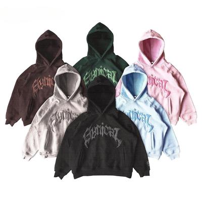 ZYLLO Harajuku High Street Beliebte Vintage Buchstaben Print Y2k Zip Hoodies Lockeres Sweatshirt Unisex Lässig Joker Pullover Hoodie Tops