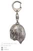 Lhasa Apso - Silver-plated key ring with dog, handbag decoration, backpack pendant by Art-Dog brand