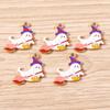 10Pcs/Set Enamel Halloween Ghost Bat Charms Pendants For Jewelry Making Earrings Necklaces Bracelet Diy Crafts Supplies