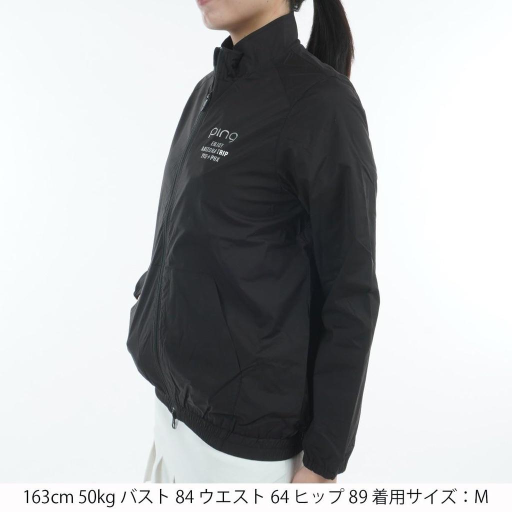 Full Zip Blouson Golf S [Ping Apparel] Women's (Water Repellent, Stretchable) / / 622-5120200 010_Black