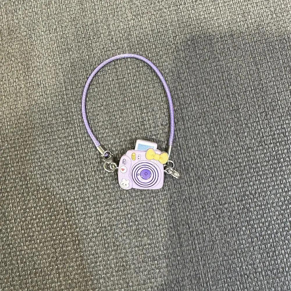 Small Diy Camera Dress Up Plush Plaything For 17Cm Labubu Doll Accessories Dollhouse Hanging Neck Accessories Dollhouse Pendant