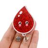 2D Retractable ID Card Holder Reel for Doctors, Featuring An Adorable Cartoon Design, Suitable for Nurses and Hospital Staff
