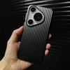 Stylish Business Luggage Case For HUAWEI Pura 70 Ultra 70 pro Plus Luxury Plating Wave Transparent Hard PC Back Cover Fundas