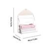Door Laundry Hamper Bathroom Storage Bag Clear PVC Waterproof Bag With Touchscreen Phone Pouch For Bedroom Nursery Dormitory RV