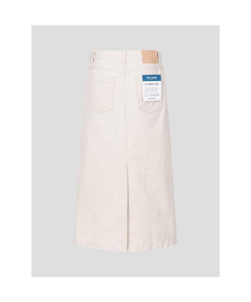 Binpolleidiseu Denim Long Skirt Ivory (Bf6227C710)