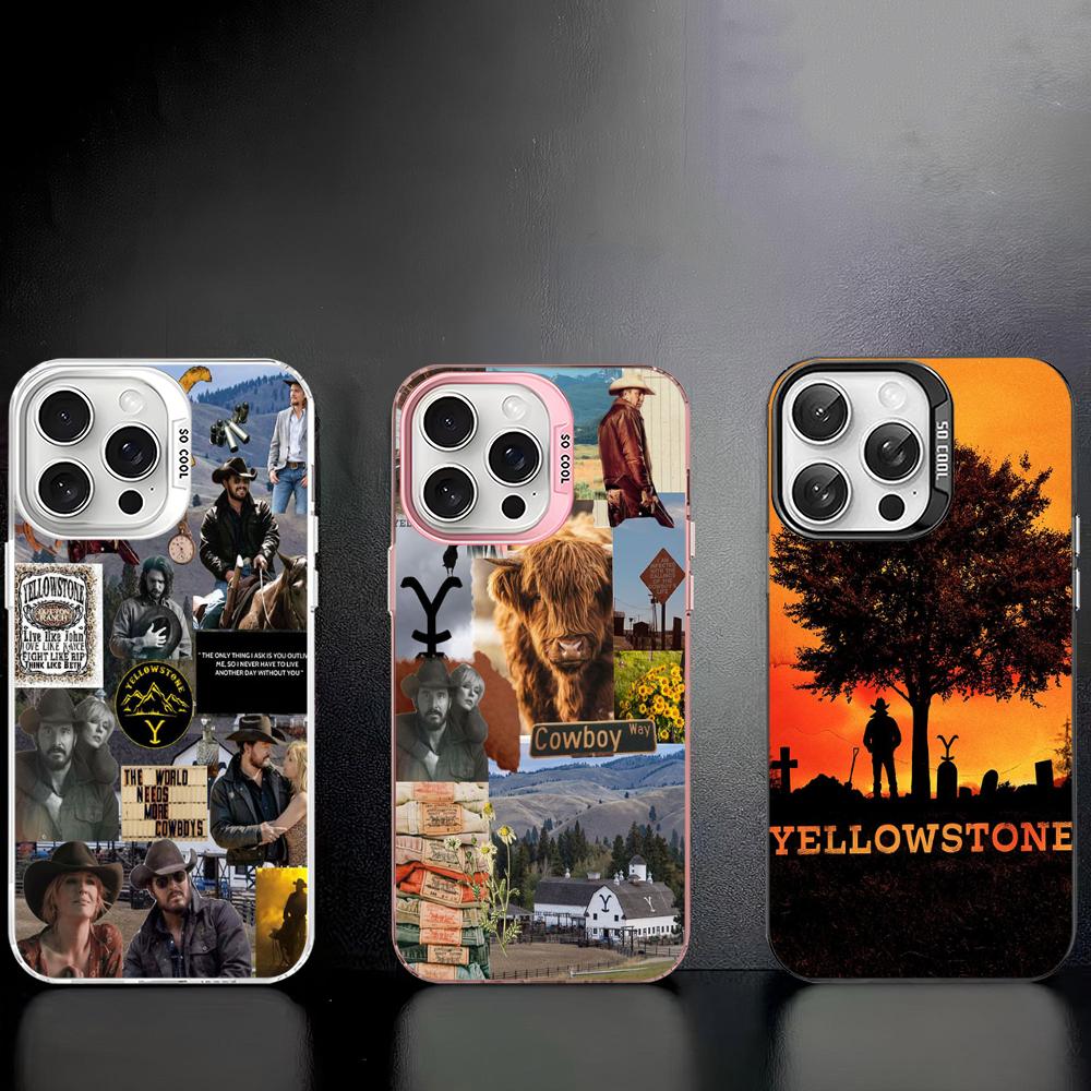 American TV Series Yellowstone Phone Case For IPhone 16 15 14 13 12 11 Pro Max X XR XSMAX 8 7 Plus Matte Shockproof Back Cover