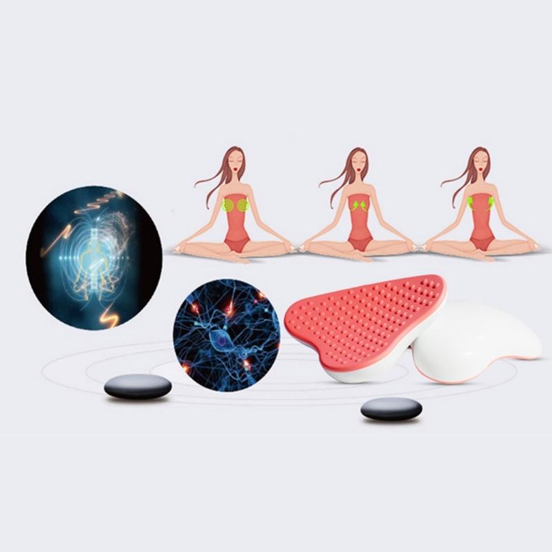 USB Charging Electric Breast Massagers Promotes Blood Circulations Prevents Sagging for Chest Enhancement in Women