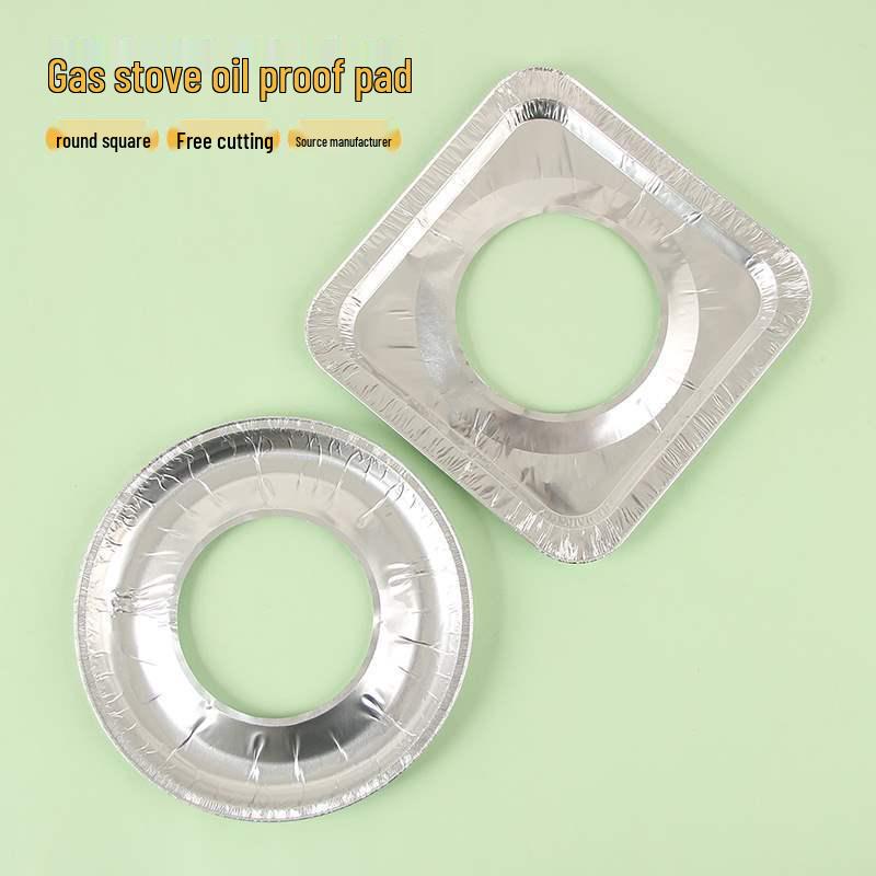 Ölbeständige Aluminiumfolien-Herdabdeckung - Runde Schutz-Gasherd-Alufolienabdeckung
