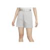Nike Sportswear Solid Woven Training Breathable Mid-Rise Casual Shorts Women Shorts Light-Iron-Ore-Gray HJ3945-014