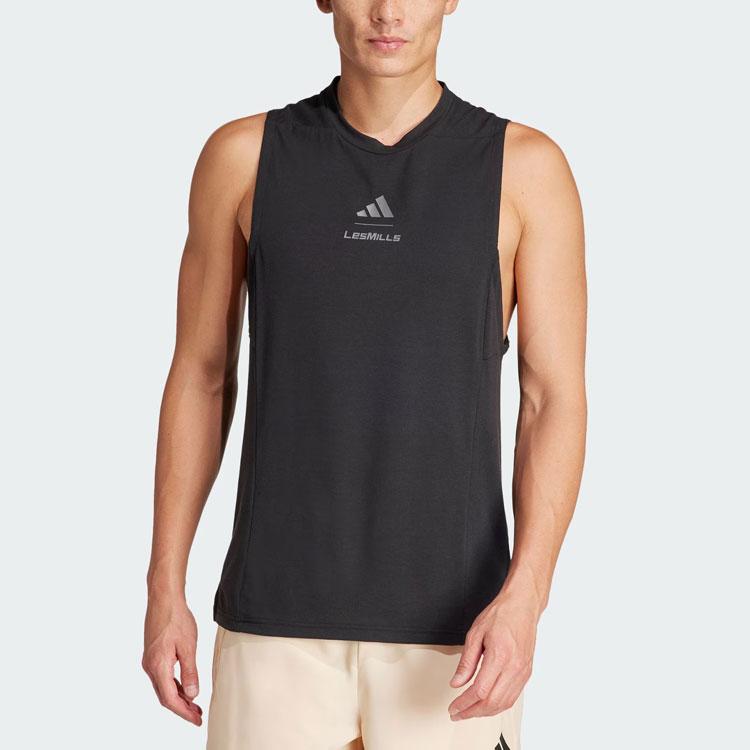 New Adidas Free Shipping With AdiClub Les Mills Graphic Tank Top IX7979