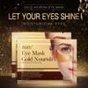 Gold Nourish Eye Mask Anti Dark Circles Masks Eye Patches Desalination Eye Bags Korean Skin Care Products