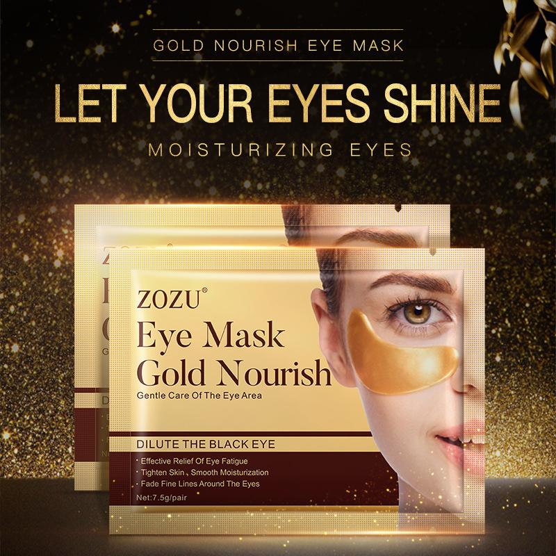 Gold Nourish Eye Mask Anti Dark Circles Masks Eye Patches Desalination Eye Bags Korean Skin Care Products