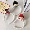 Merry Christmas Decor Bowknot Hair Hoop Christmas Children Hair Clip  Christmas Costume Dress Up