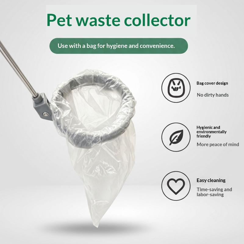 Portable Scalable Dog Poop Collector Pet Poop Picker Friendly Grabber Pet Waste Clean Tools