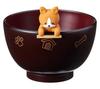 Silicone Chopstick Rest Soup Bowl Shiruwan Corgi Microwave Safe Dishwasher-safe Set, [67806]