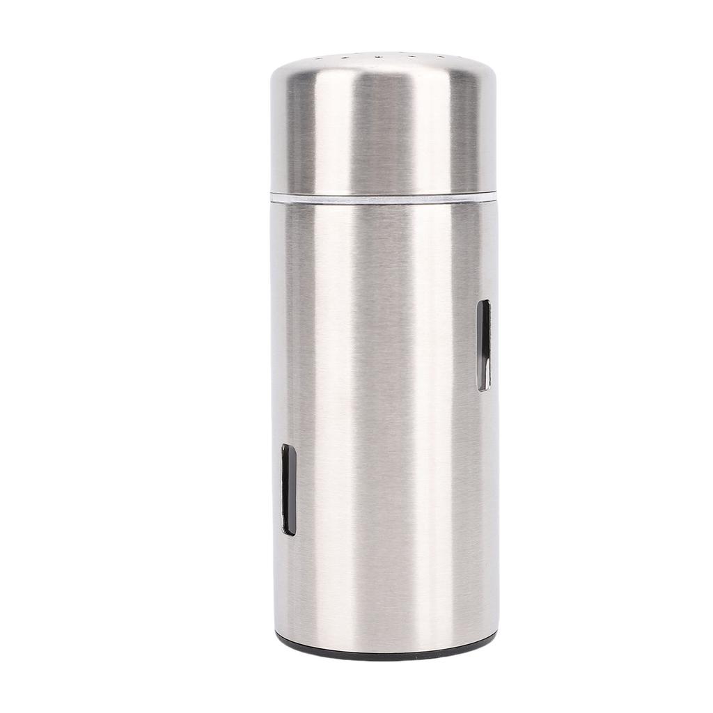 Kitchen Seasoning Can Multifunctional 304 Stainless Steel Seasoning Shaker Condiment Canister with Lid for Salt Sugar